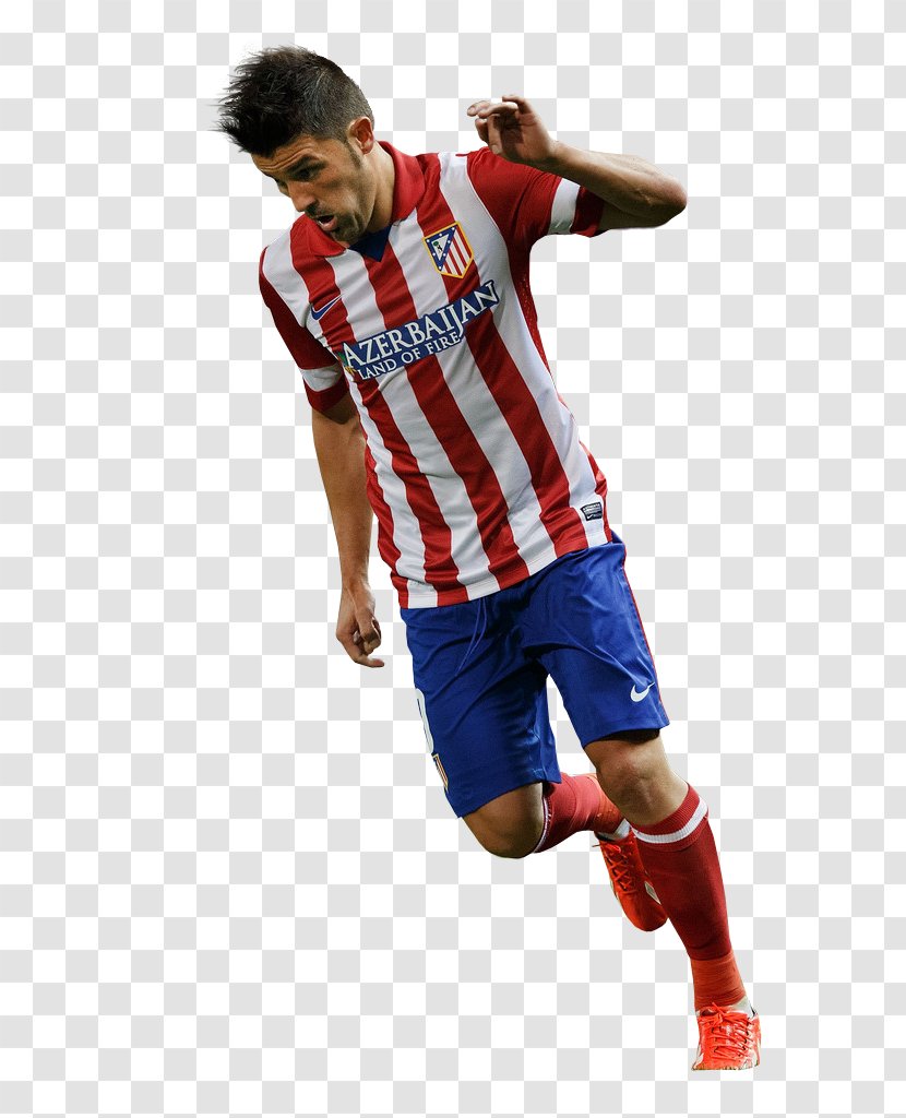 David Villa Atlético Madrid Supercopa De España La Liga Football - Player Transparent PNG