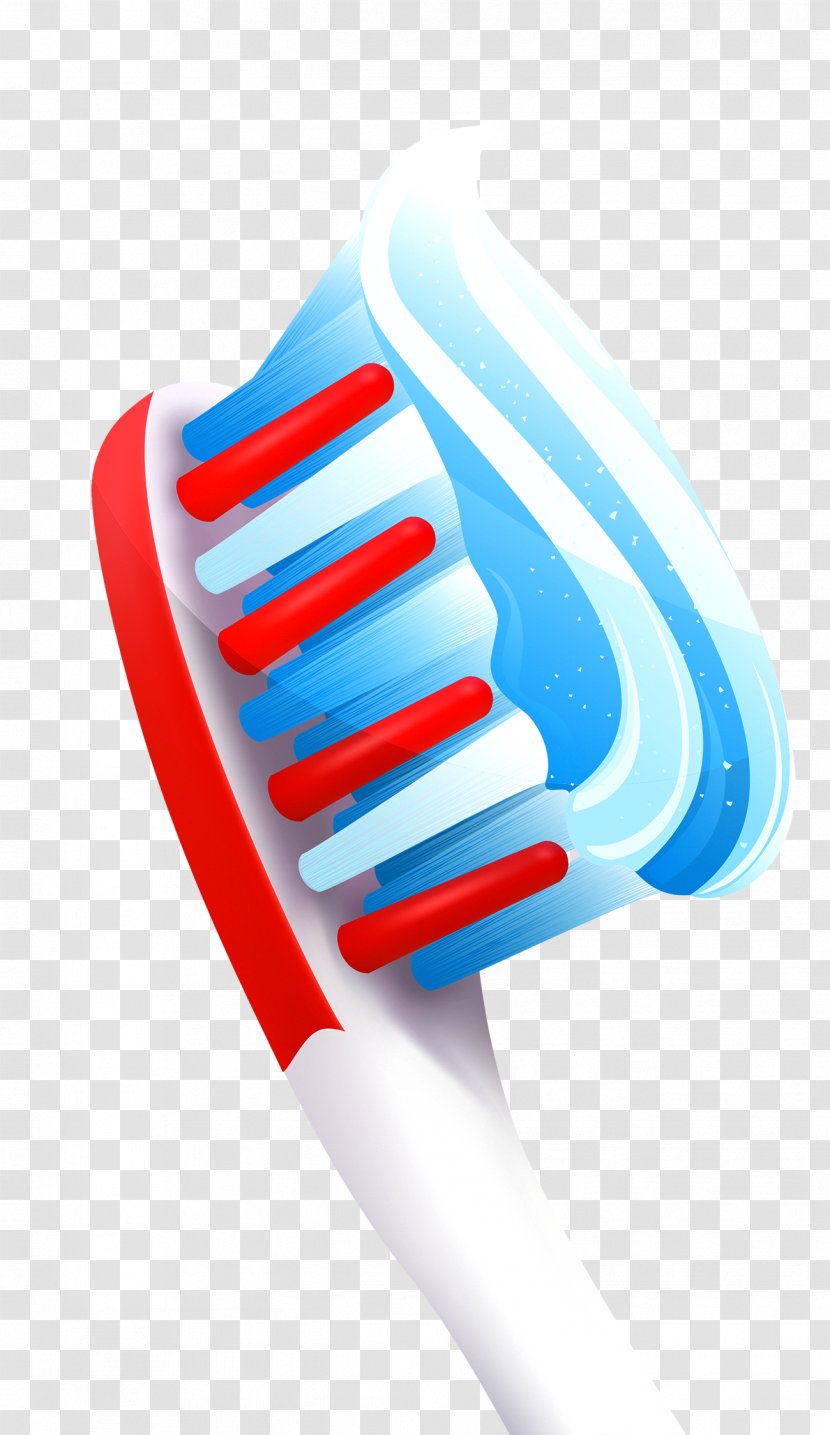 Dentistry Human Tooth Toothbrush - Electric Blue Transparent PNG