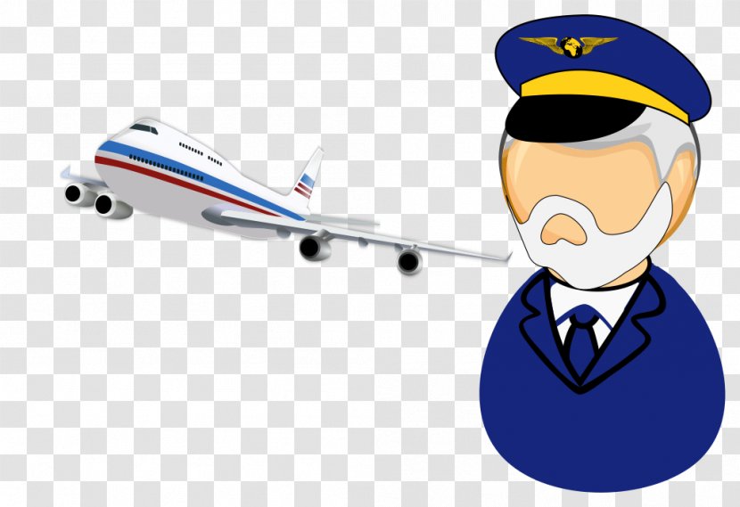 Airplane 0506147919 Pilot In Command Clip Art - Aircraft Transparent PNG