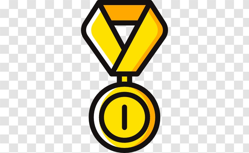 Sport Medal - Sign - Yellow Transparent PNG