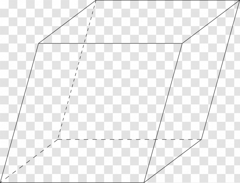 Parallelepiped Rhomboid Geometry Parallelogram Shape - Symmetry Transparent PNG