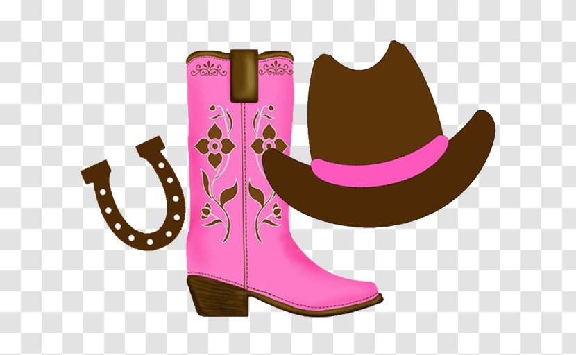 Cowboy Boot Hat Clip Art - Shoe - Cowgirl Transparent PNG