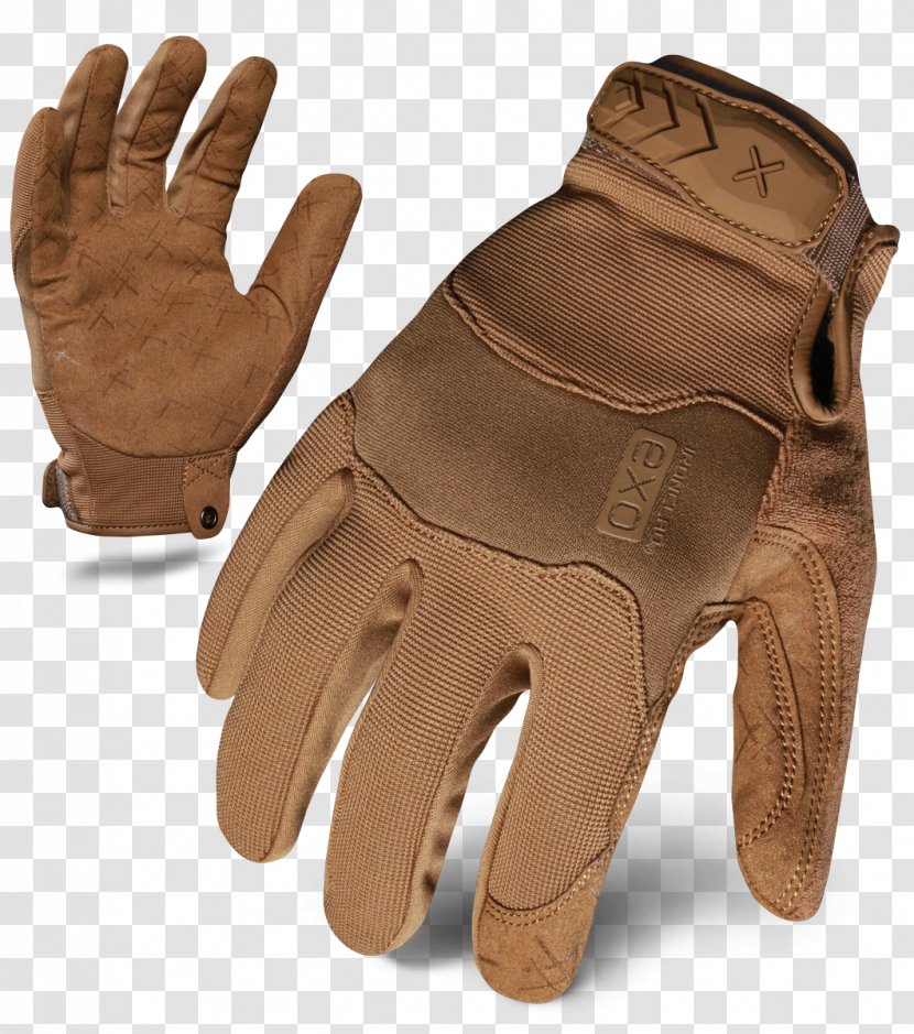 Glove Military Tactics Ironclad Performance Wear TacticalGear.com Warship - Coyote Brown - Gloves Transparent PNG