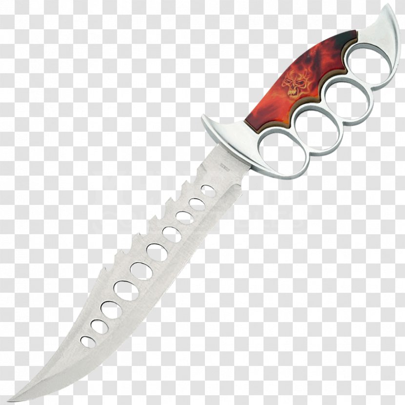 Knife Weapon Dagger Blade Hunting & Survival Knives - Flame Skull Pursuit Transparent PNG