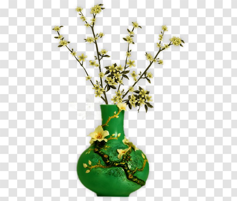 Flowers In Vase Floral Design Wedding Invitation - Plant Transparent PNG