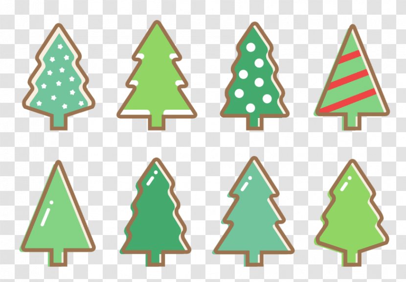Christmas Tree Lights - Pattern - Vector Cute Hand-painted Transparent PNG