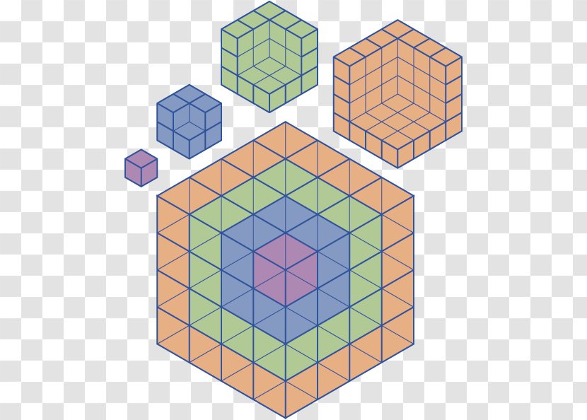 Cube Centered Hexagonal Number Transparent PNG