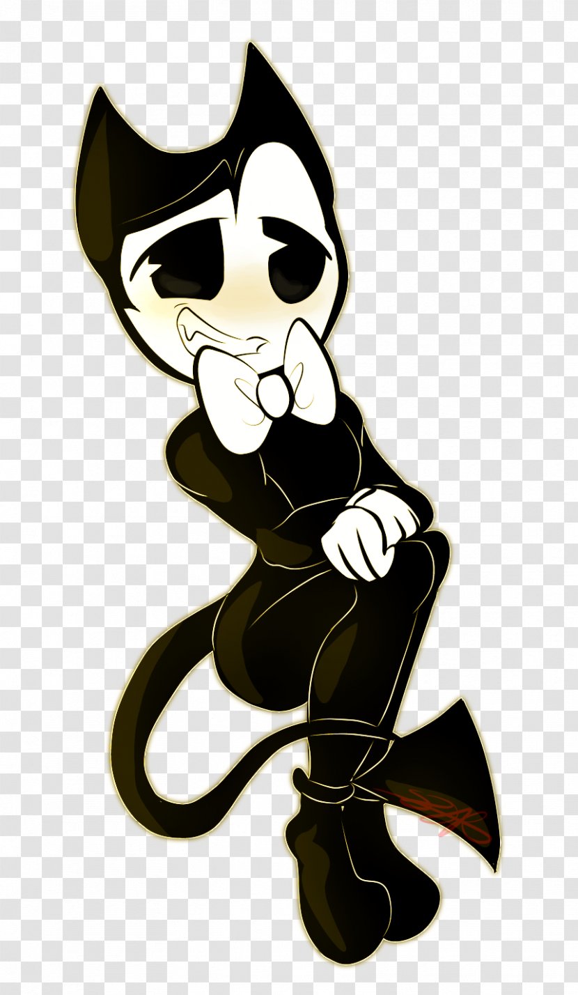 Bendy And The Ink Machine Drawing DeviantArt Digital Art - Small To Medium Sized Cats - Creepy Transparent PNG