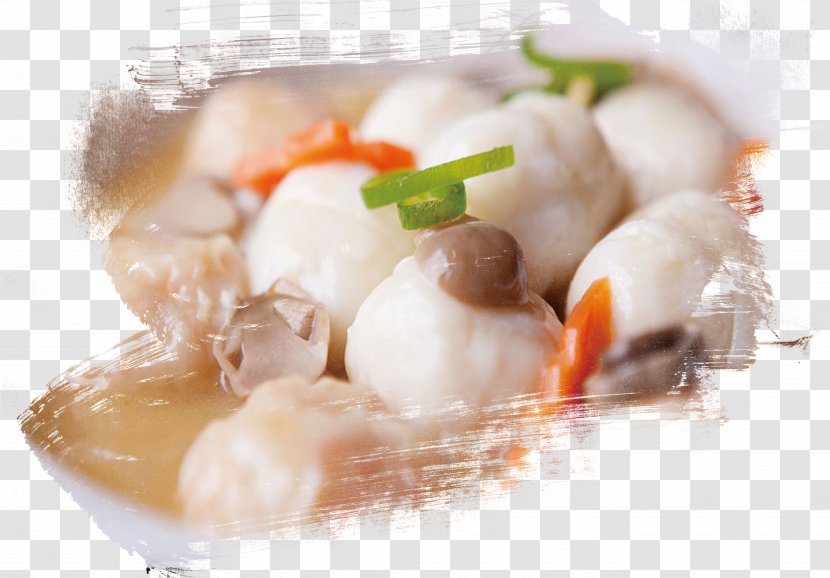 Fish Ball Malabar Matthi Curry Food - Balls Ink Style Delicacy Transparent PNG