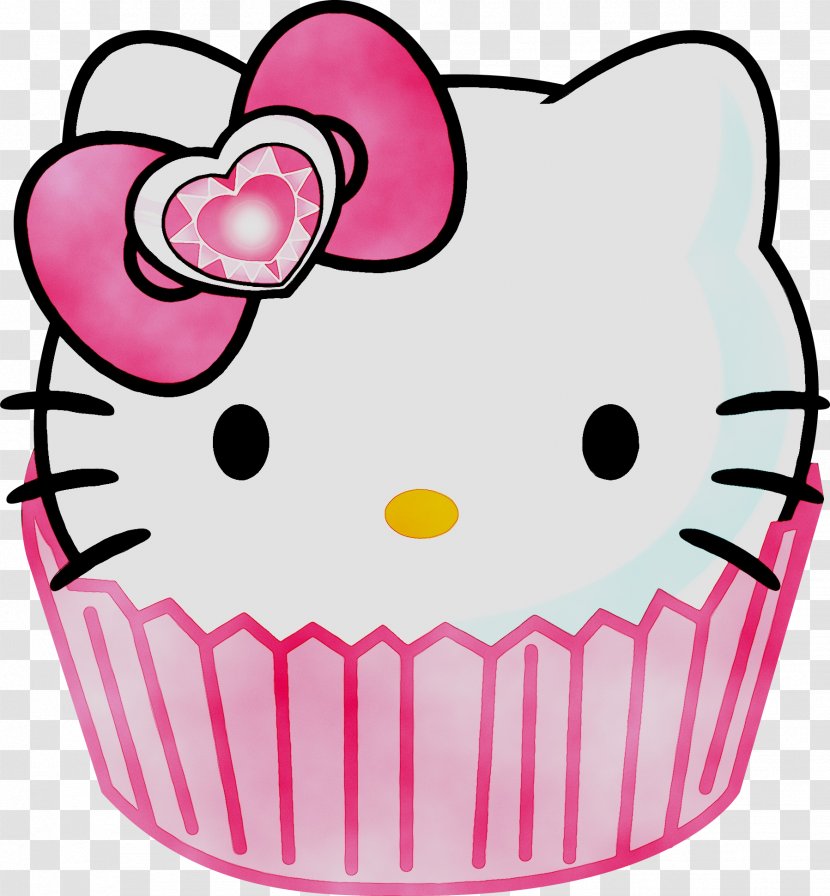 Hello Kitty Clip Art Birthday Free Content - Baking Cup - Pink Transparent PNG