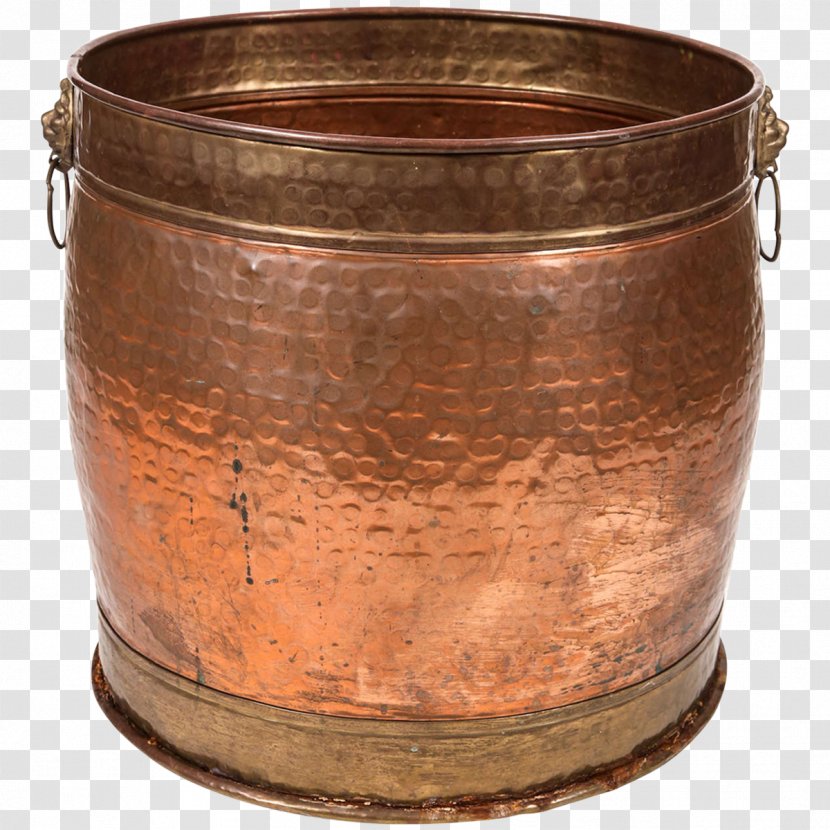 Copper Brass Material Flowerpot Still - Pot Transparent PNG
