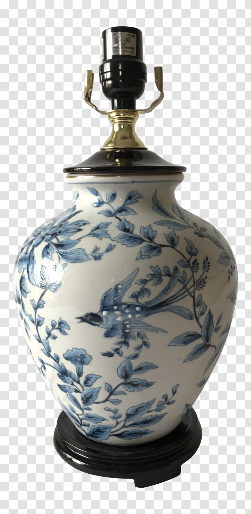 Ceramic Blue And White Pottery Vase Porcelain - Barware - Chinoiserie Transparent PNG