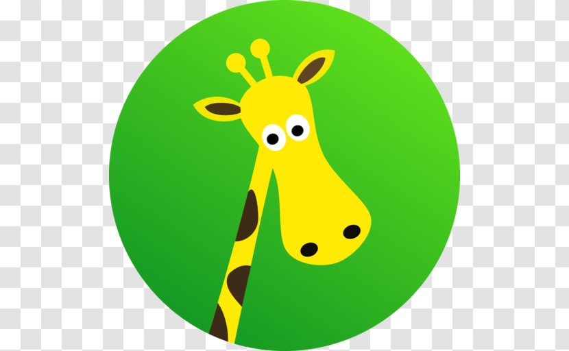 Giraffe App Store Software Widget - Itunes - Kids Reading Transparent PNG