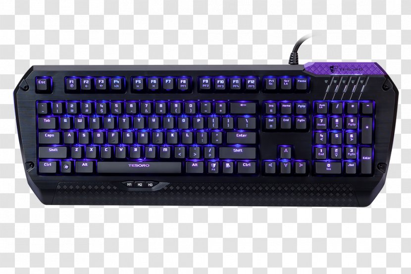 Computer Keyboard Gaming Keypad RGB Color Model Das Backlight - Purple - Supreme Download Transparent PNG