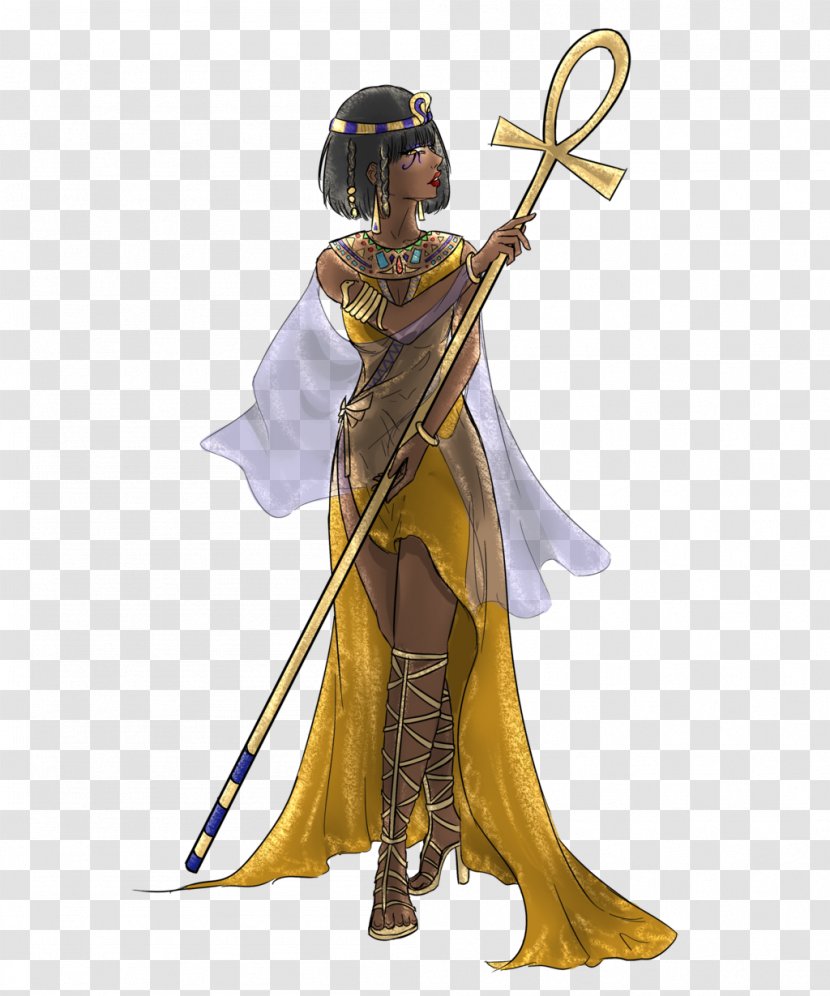 Weapon Spear Character Costume Design Fiction - Pharaoh Cleopatra Transparent PNG