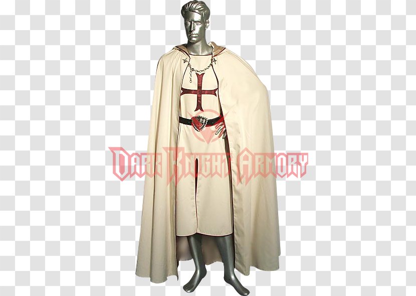 Robe Crusades Renaissance Middle Ages Cloak - Figurine - Knight Transparent PNG