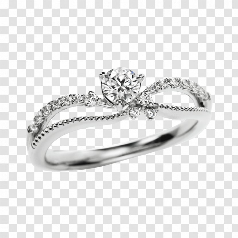 Wedding Ring Jewellery Engagement Platinum - Brand Transparent PNG