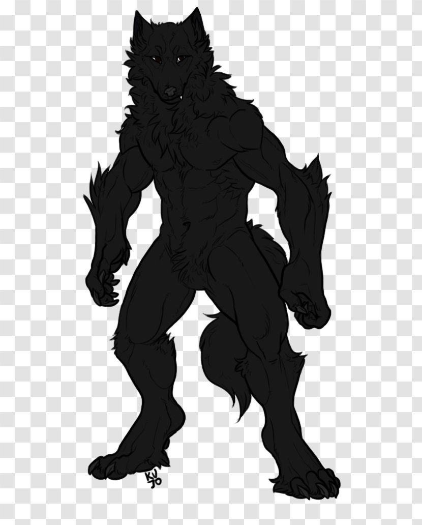 Wolf Drawing Furry Fandom Digital Art - Mythical Creature - All Werewolf Drawings Transparent PNG