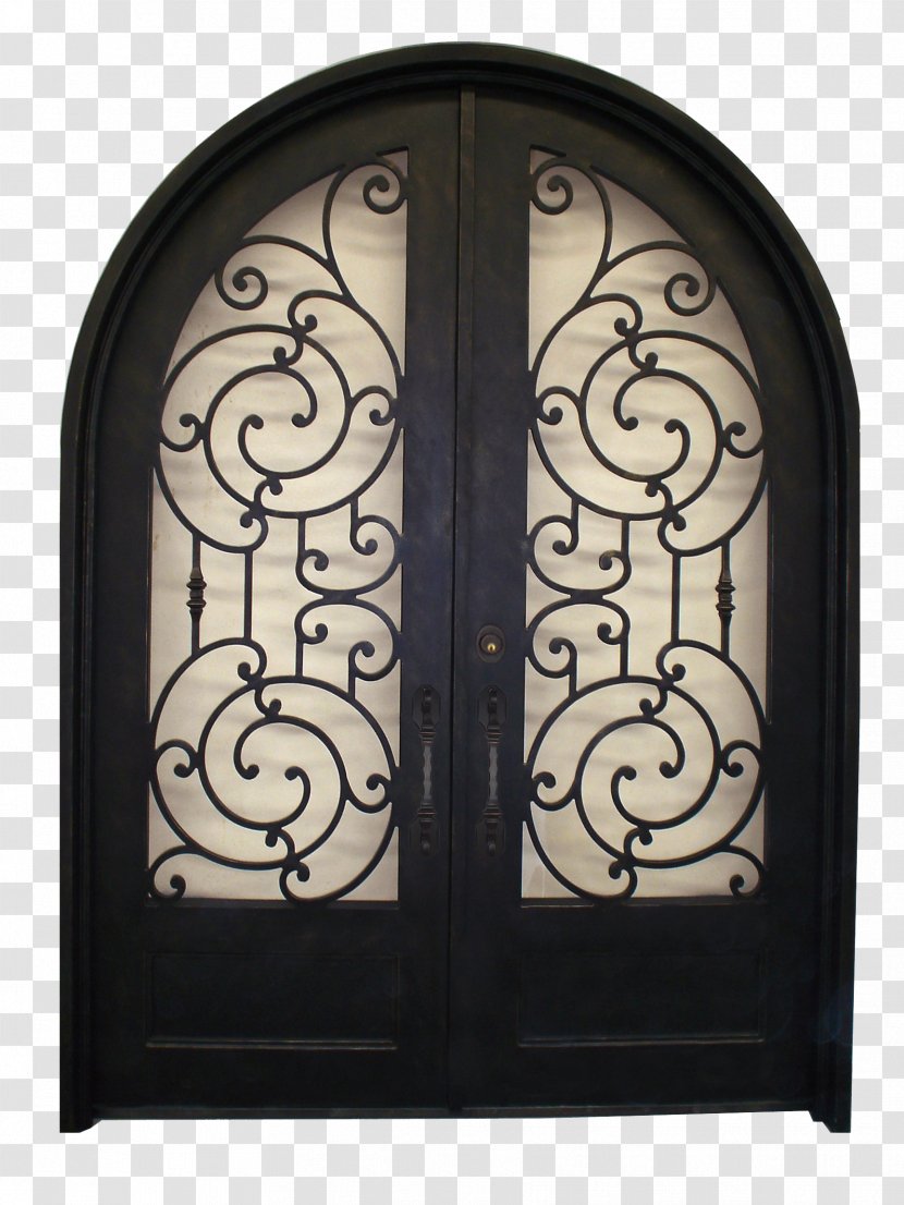 Window Wrought Iron Door Cast Transparent PNG