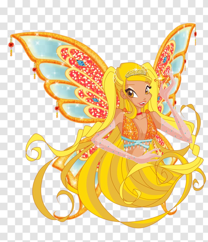 Stella Bloom Flora Aisha Winx Club: Believix In You - Butterfly - Fairy Transparent PNG