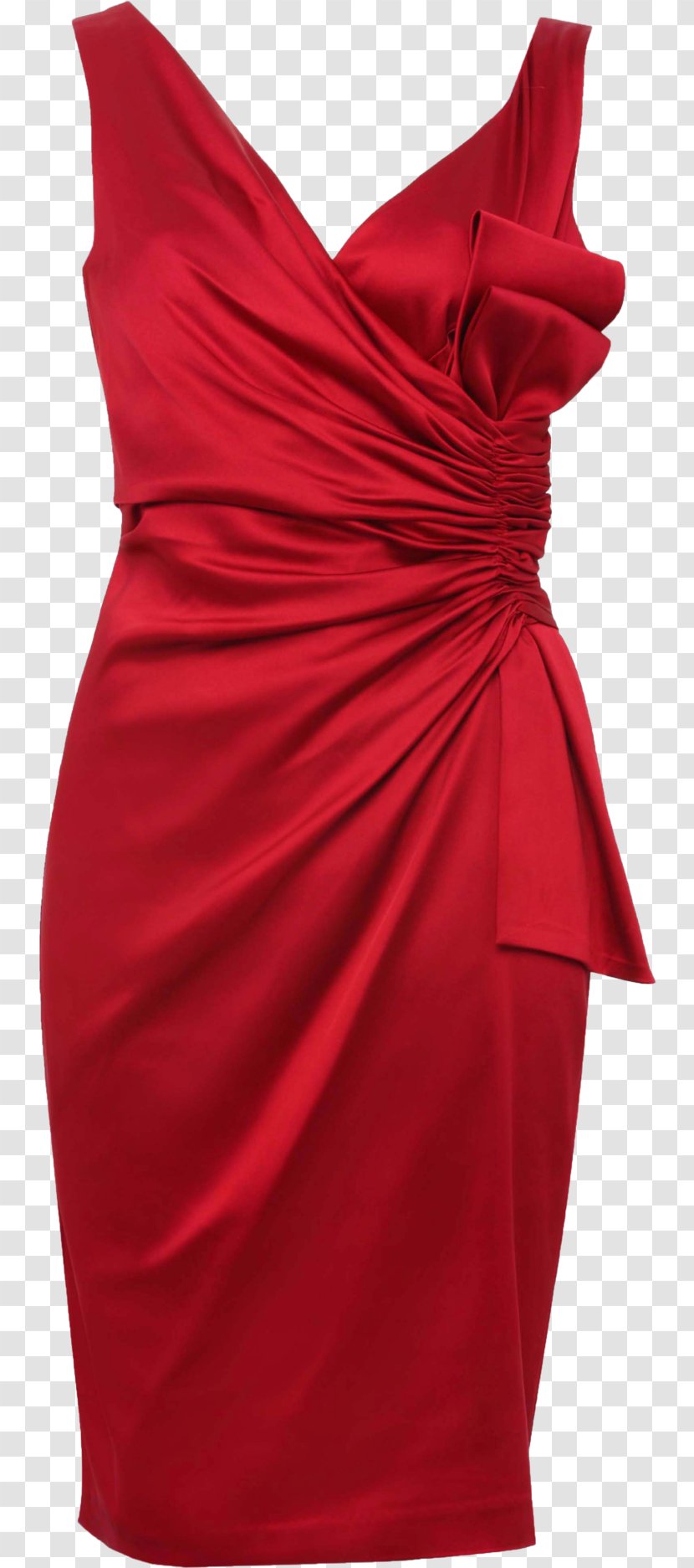 Cocktail Dress Prom Party Red Skater Kokerjurk - Bridal Transparent PNG