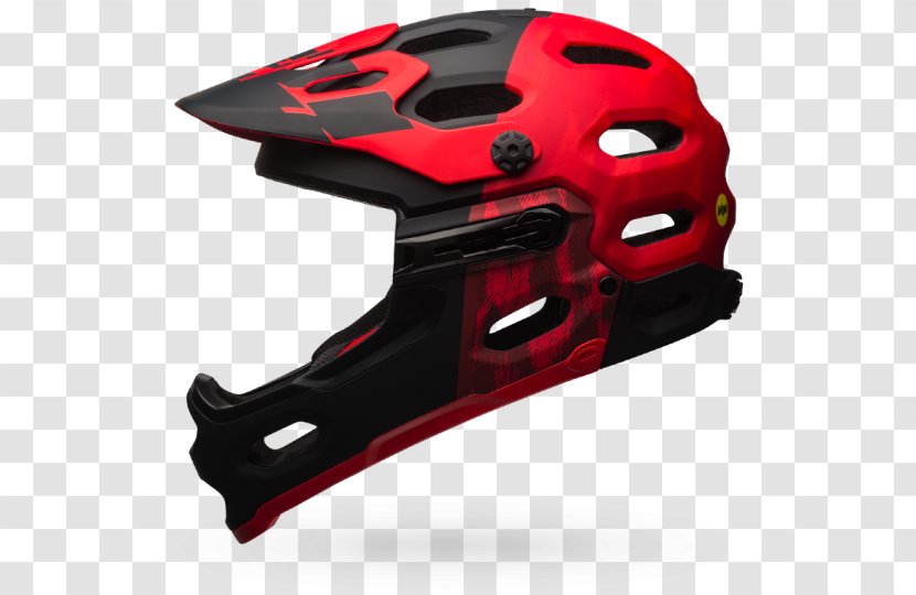 Bicycle Helmets Motorcycle Bell Sports - Red Transparent PNG