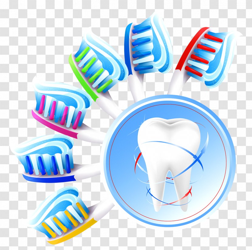 Dentistry Human Tooth Teeth Cleaning - Silhouette - Toothbrush Transparent PNG