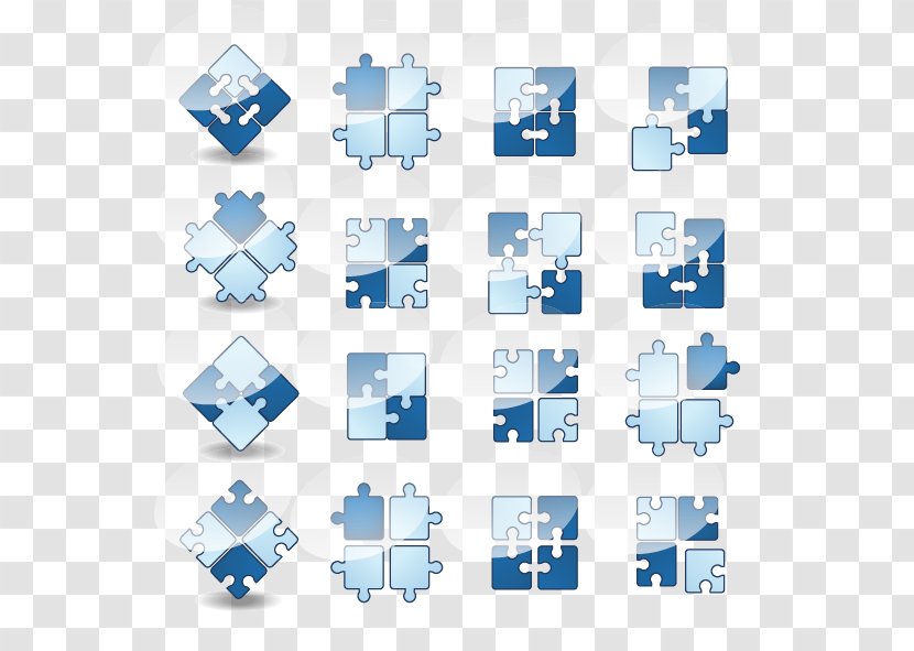 Jigsaw Puzzle Logo - Computer Icon - Ppt Material Vector Transparent PNG