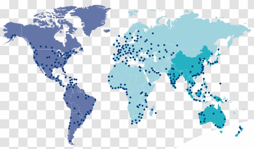 World Map - Royaltyfree Transparent PNG