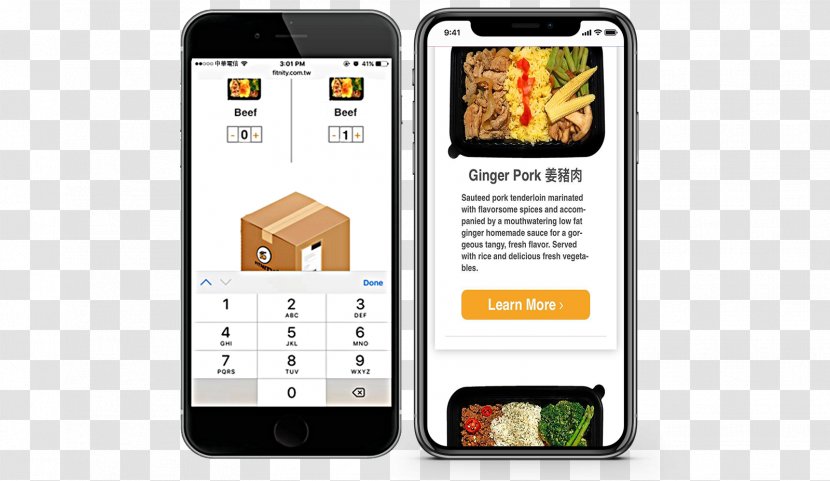 Feature Phone Smartphone Mobile Phones Meal Delivery Service - Electronic Device - Prep Transparent PNG