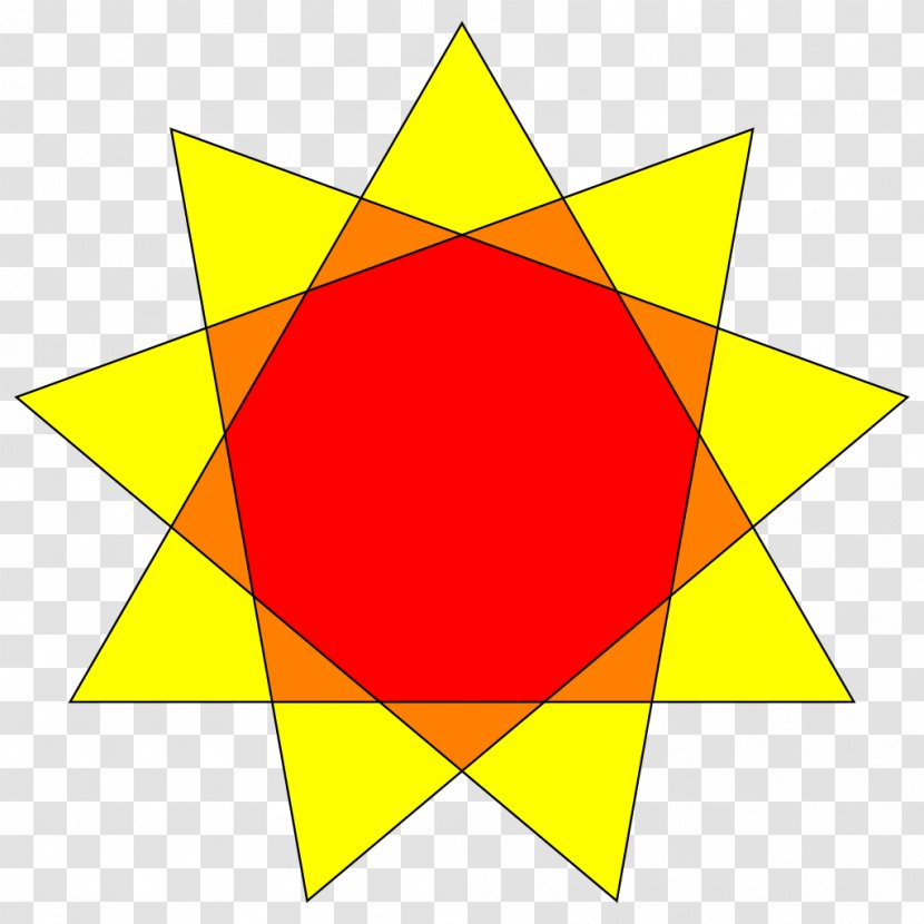 Angle Area Nonagon Dziewięciokąt Foremny Regular Polygon Transparent PNG