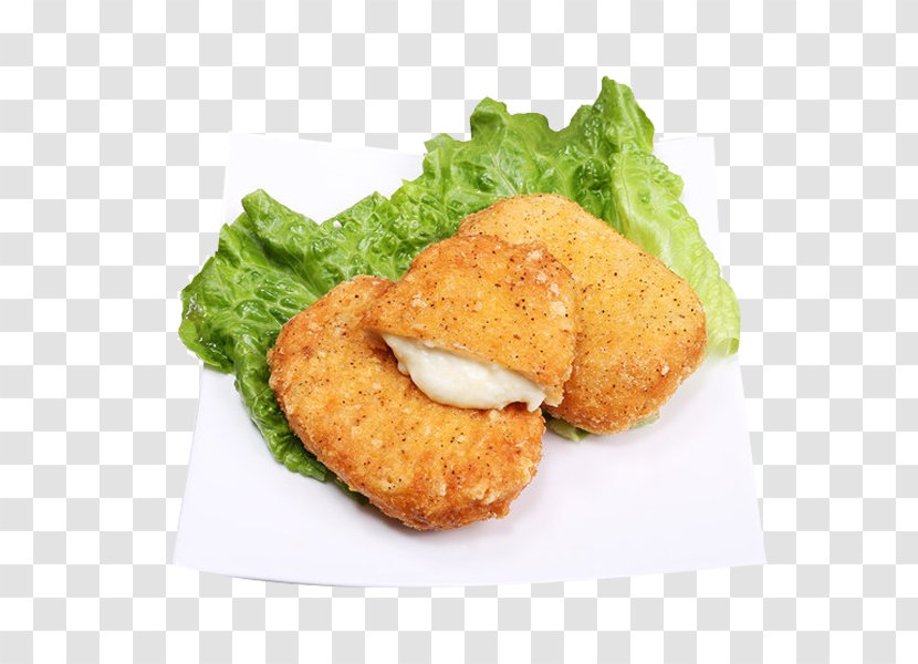 Chicken Nugget Crispy Fried Croquette - Fritter - Cheese Transparent PNG
