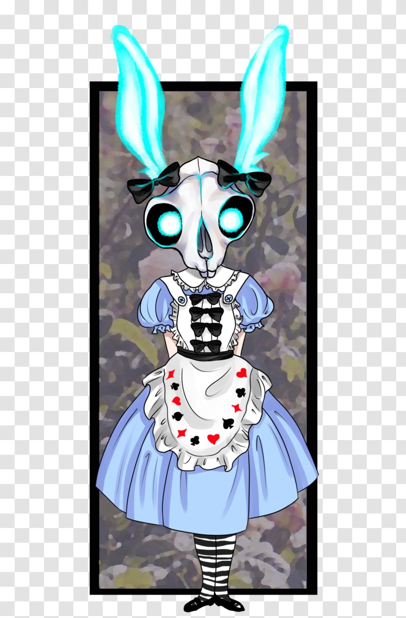 Headgear Cartoon Fiction Costume - Rabbit Alice In Wonderland Transparent PNG