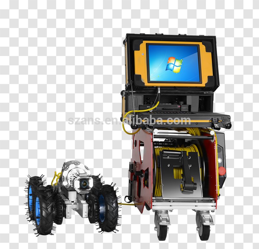 Robot Pipeline Video Inspection Technology System Transparent PNG