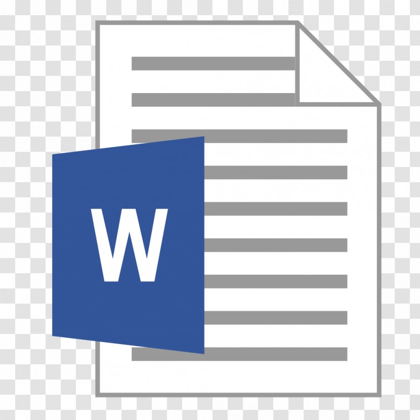 Microsoft Word Office Open XML Document Computer File - Area - Icon  Transparent PNG