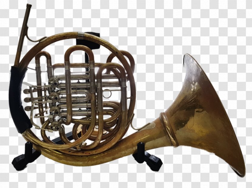 Brass Instruments French Horns Musical Mellophone Saxhorn - Watercolor Transparent PNG