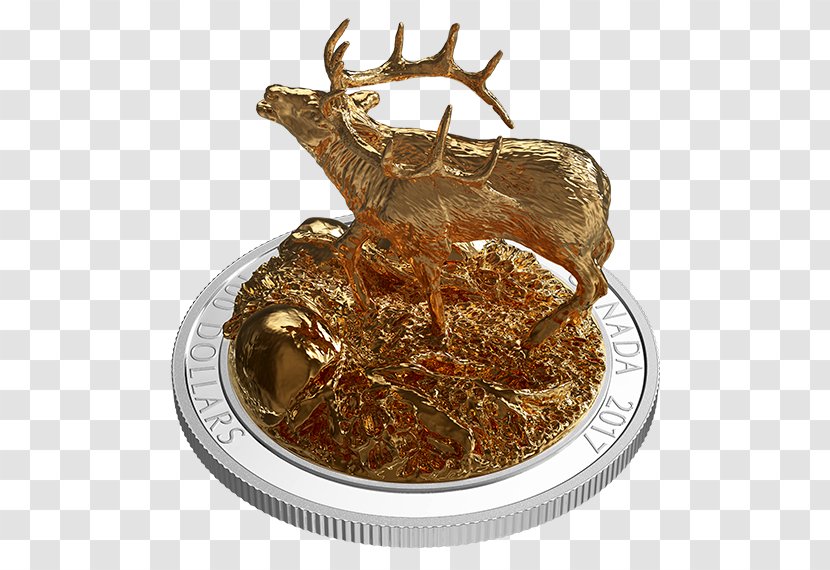 Silver Coin Canada Bighorn Sheep - Dish Transparent PNG