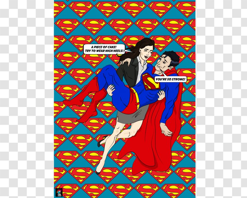 Superwoman Superman Poster Diana Prince - Feminism - Sew Transparent PNG