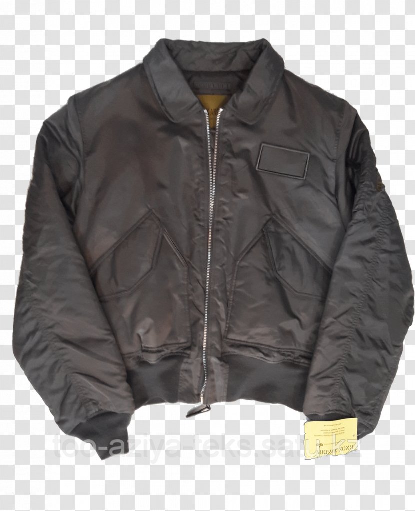 Leather Jacket - Alpha Industries Transparent PNG