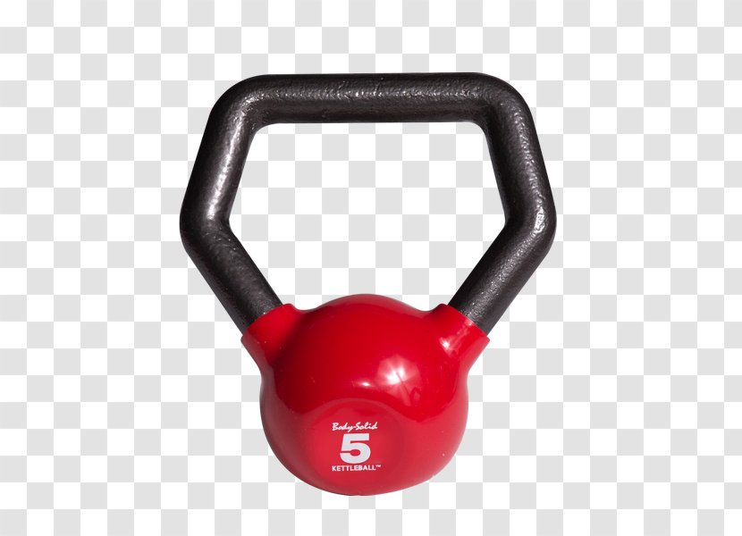 Body-Solid KETTLEBALL 20 Lb. Vinyl Dipped Kettlebell With Multi-Grip A Physical Fitness Dumbbell CrossFit - Weight Training Transparent PNG