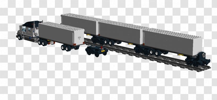 Train Rail Transport Rolling Stock Semi-trailer Truck - Tractor Trailer Transparent PNG
