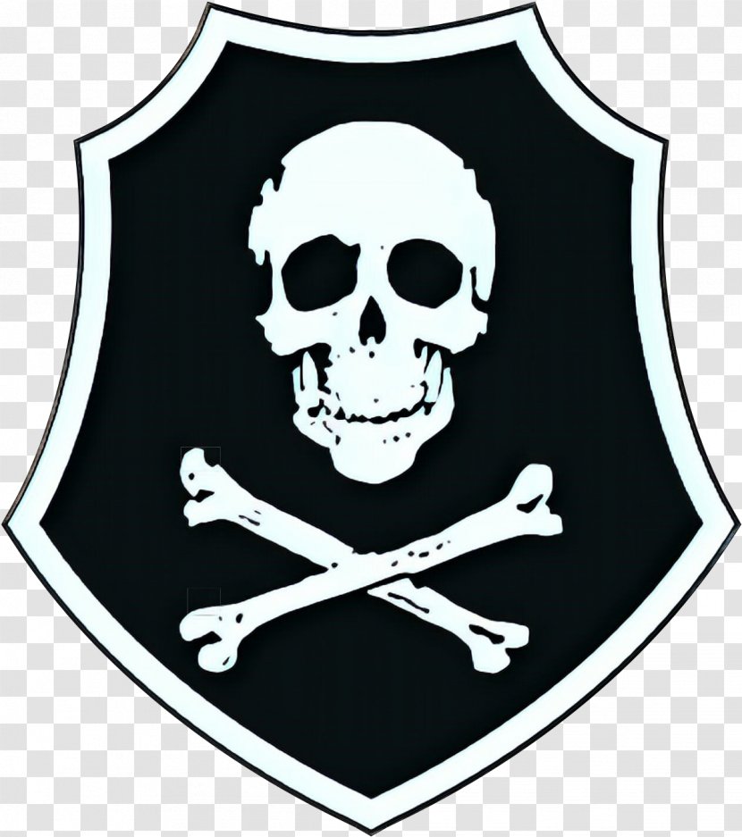 Skull Stencil - Military - Emblem Transparent PNG