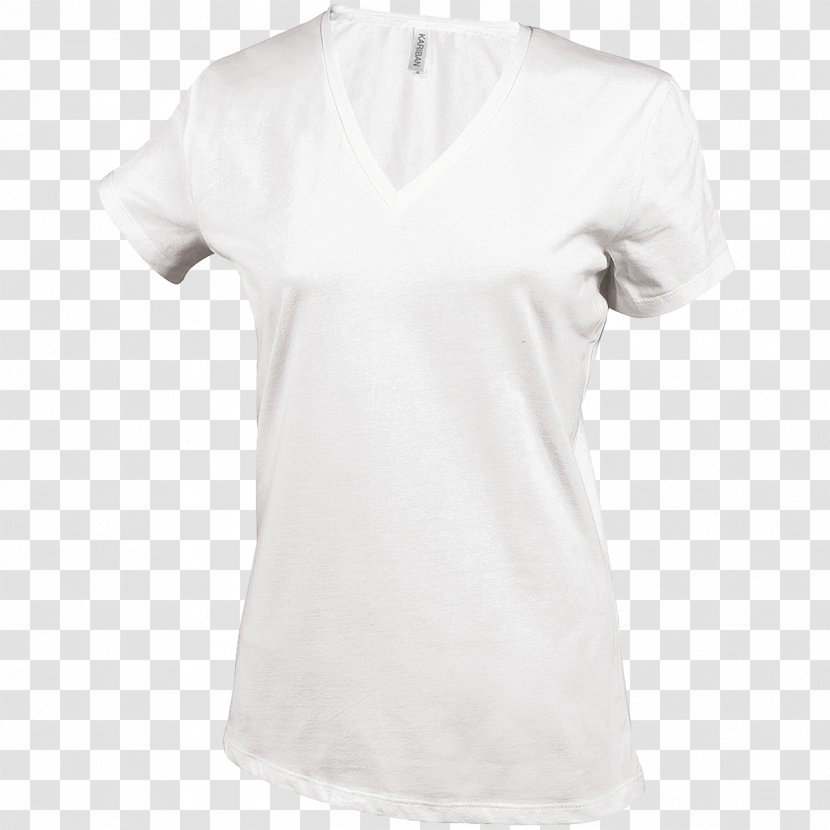 T-shirt Sleeve Undershirt Cotton Crew Neck Transparent PNG