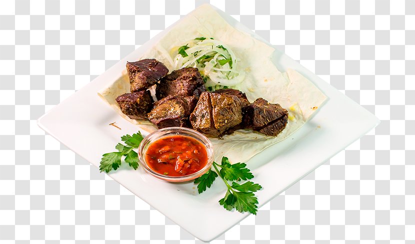 Souvlaki Kebab Shashlik Dish Garnish - Menu - Salad Transparent PNG