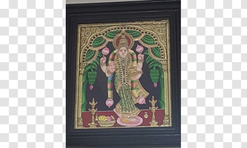 Grihalakshmi Thanjavur Painting - Art - Lakshmi Transparent PNG