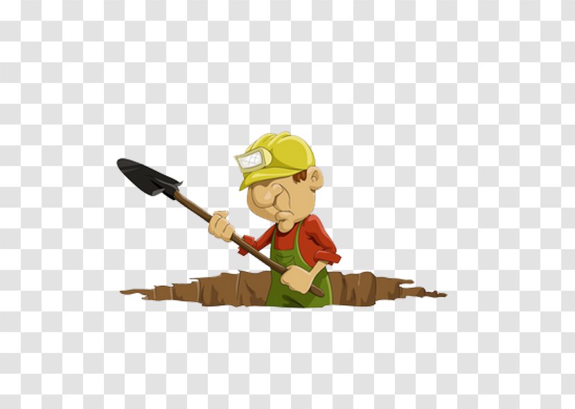 Digging Royalty-free Clip Art - Stock Photography - A Miner With Shovel Transparent PNG