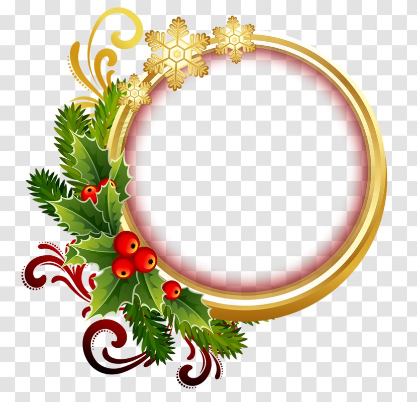 Christmas Ornament Picture Frames Photography - Holiday Transparent PNG