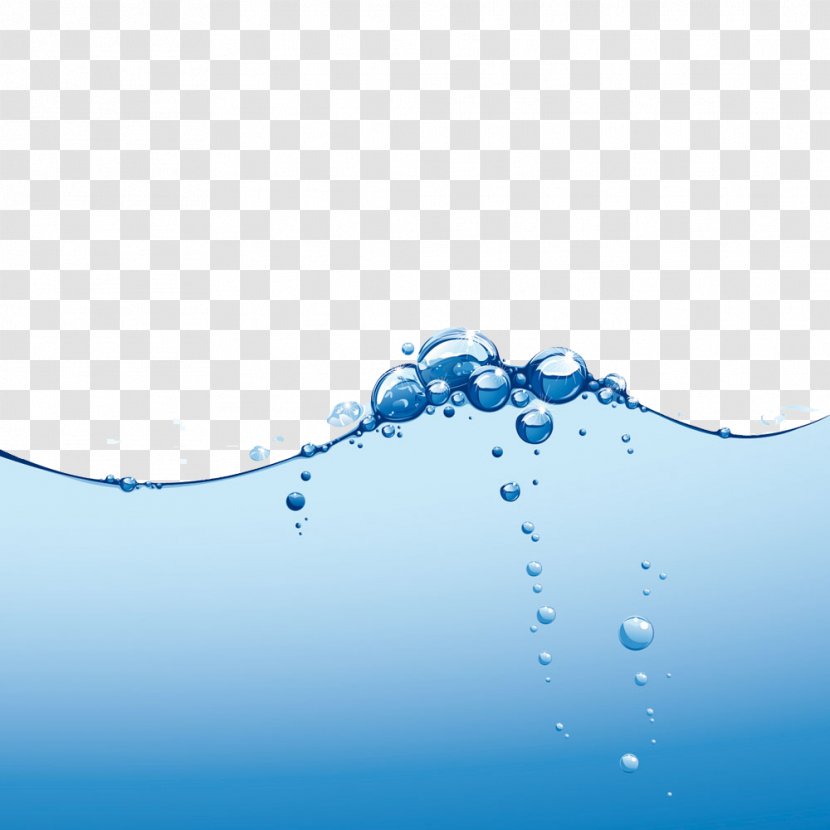 Water Drop Stock Photography Illustration - Blue Drops Background Transparent PNG