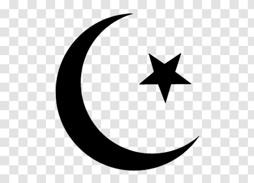 Quran Symbols Of Islam Religion - Star And Crescent - Symbol Clip Art Transparent PNG