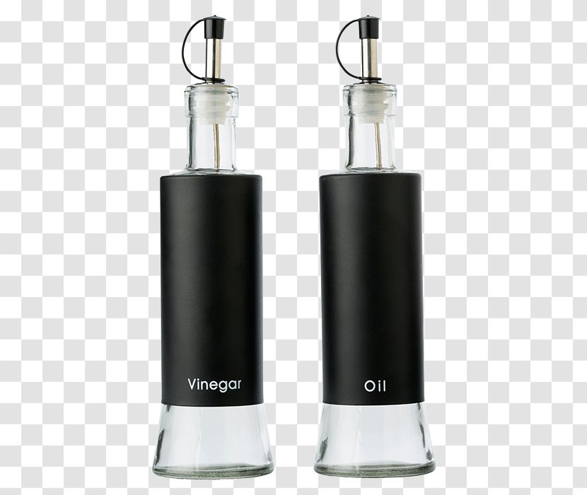 Black Pepper Salt Glass Vinegar Oil - Kitchen Transparent PNG